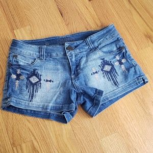 Celebrity Pink Jean Shorts